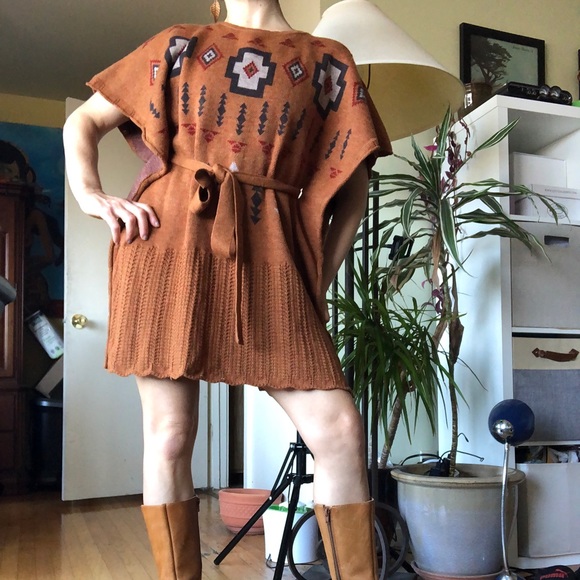 Pendleton Ashcreek Wool Knit Poncho XS/S - Picture 13 of 15